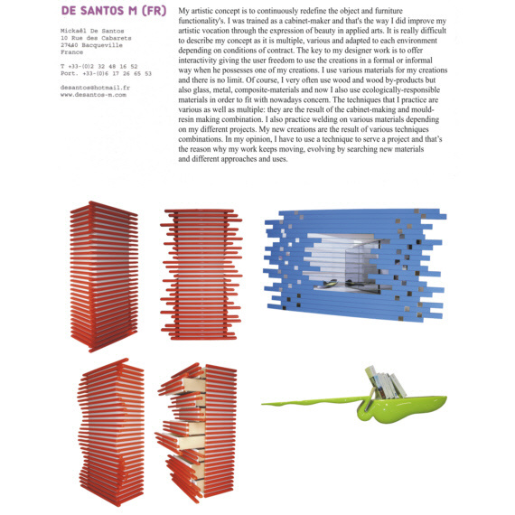 Design Belge prsente le designer Franais MICKAEL DE SANTOS, crateur des miroirs design modulables, nouveauts dans le design, Agence design franaise