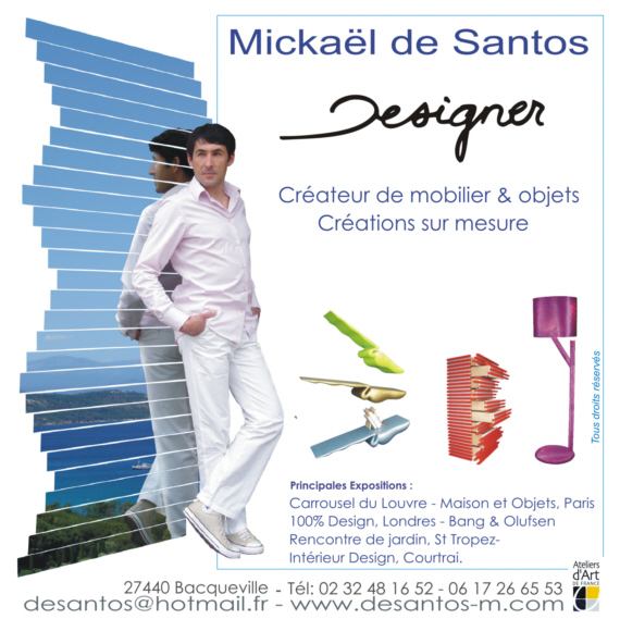Un designer Franais dans l'agence design DE SANTOS MICKAEL,design  PARIS de santos mickael