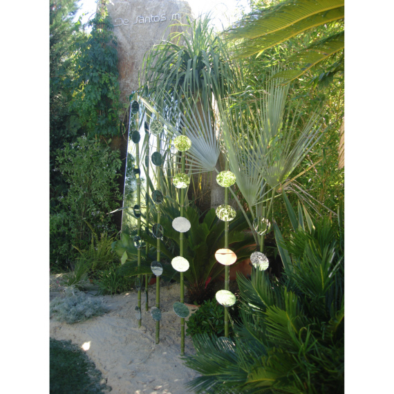 le designer EspagnolDE SANTOS MICKAEL , paysagiste  St tropez lors de rencontre de jardins ppinires Derbez chaisedesign  Saint Tropez, dcoration design de santos